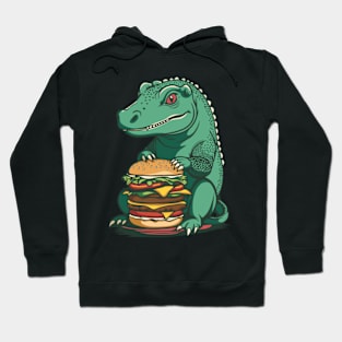 Komodo Boy and His Burger Hoodie